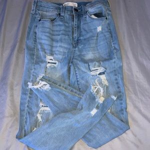 COPY - juniors Mudd High Rise Ankle Jeggings stretch